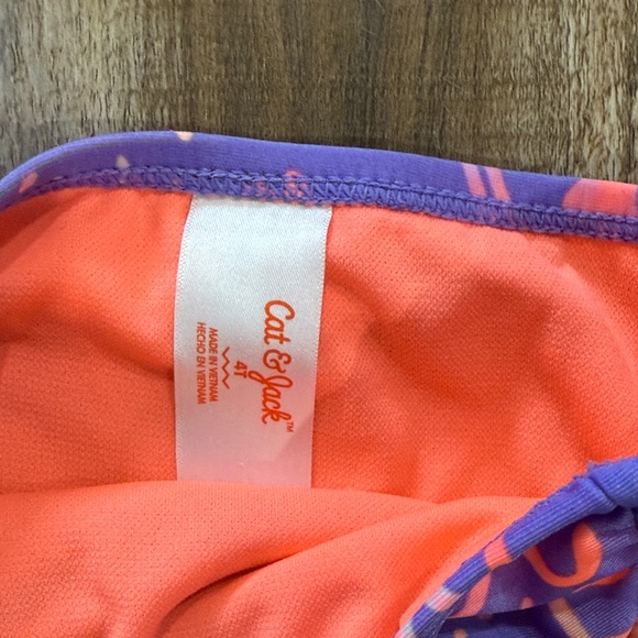 Cat & Jack Kids Swimwear Set - Stars, Dinosaurs, and Unicorns Size 4T - Picture 5 of 9